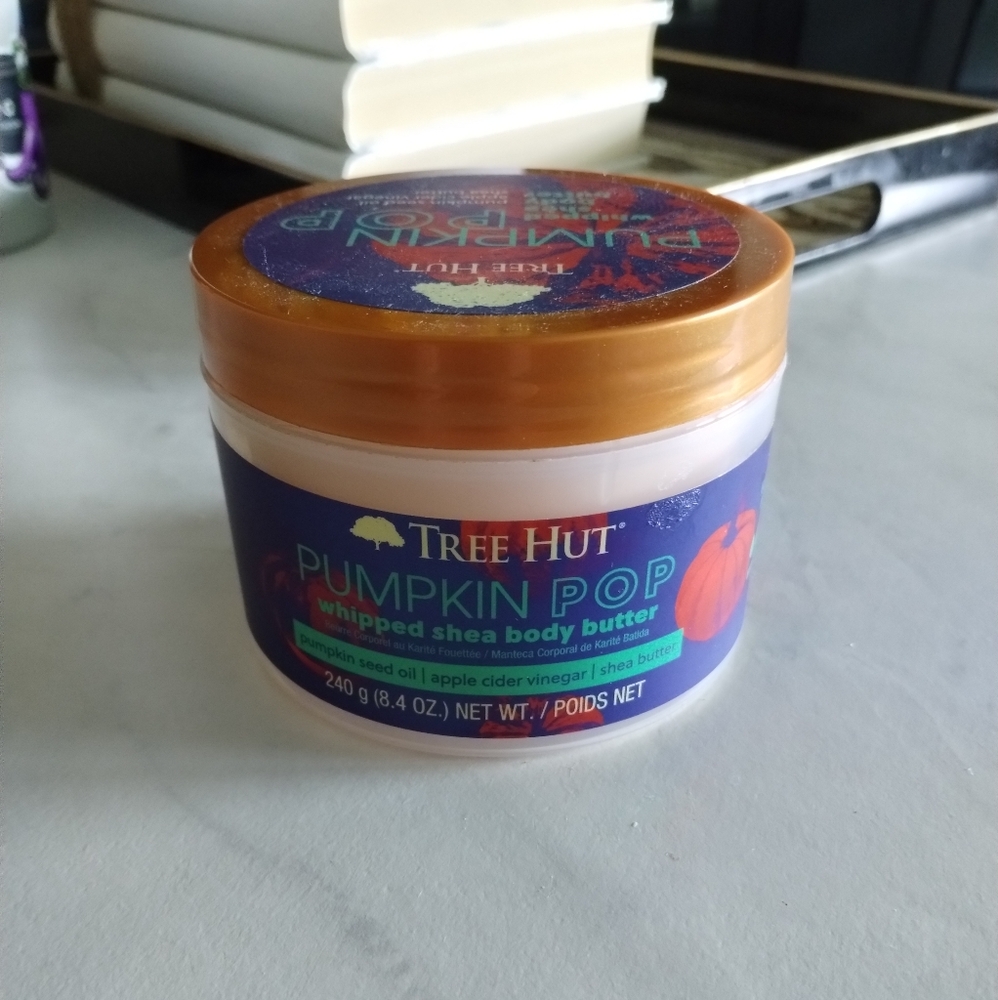 NEW Tree Hut Pumpkin Pop Whipped Shea Body Butter 8.4 oz